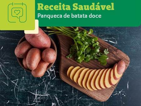 Left or right panqueca de batata doce