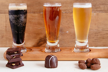 Left or right beer and chocolate pairings